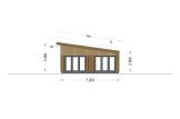Dom drewniany całoroczny ZOE (44 mm + elewacja, z izolacją PLUS), 96 m² specification 2