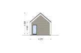 Dom drewniany całoroczny - mieszkalny ADALINE PV (z izolacją, WT2021), 42 m² specification 5