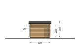 Domek ogrodowy drewniany MALTA (34 mm), 3x3 m, 9 m² specification 4