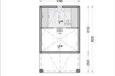 Domek letniskowy drewniany AGATA (44 mm + elewacja) z antresolą, 39 m² specification 2