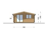 Domek ogrodowy drewniany WISSOUS (44 mm), 5x5 m, 25 m² specification 2