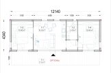 Dom drewniany letniskowy ADALINE (34 mm + elewacja), 50 m² specification 1