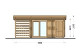 Domek ogrodowy drewniany EVA z pomieszczeniem gospodarczym (34 mm), 6x3 m, 11 m² specification 2