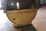 Sauna ogrodowa beczka HELGA 17 (46 mm), 1.7 m, ⌀ 1.97 m customer 3