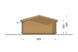 Domek ogrodowy drewniany WISSOUS (34 mm), 5x4 m, 20 m² specification 4