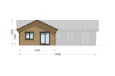 Dom drewniany całoroczny - mieszkalny PAULA RV (z izolacją, WT2021), 118 m² specification 3