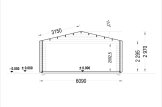 Domek letniskowy drewniany MARINA Modern (34 mm + elewacja), 8x6 m, 48 m² specification 6
