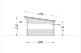 Domek letniskowy drewniany MAJA (34 mm), 7,5 x 4 m, 30 m² specification 5