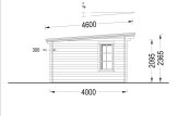 Domek ogrodowy drewniany ESSEX (34+34 mm, z izolacją), 5x4 m, 20 m² specification 5