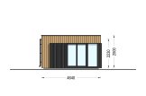 Domek ogrodowy drewniany PREMIUM (34 mm + elewacja), 6,5x4,5 m, 26 m² specification 5