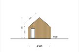 Dom drewniany letniskowy ADALINE (34 mm + elewacja, z izolacją), 50 m² specification 3