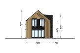Dom drewniany całoroczny - mieszkalny INGRID RV (z izolacją, WT2021), 137 m² specification 4
