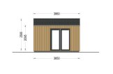 Domek ogrodowy drewniany PIA (34 mm + elewacja), 4x3 m, 12 m² specification 5