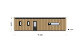 Dom drewniany letniskowy BELLA 2 (44 mm + elewacja), 60 m² specification 4