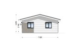 Dom drewniany całoroczny - mieszkalny JULIA PV (z izolacją, WT2021), 95 m² specification 3