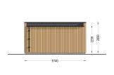 Domek ogrodowy drewniany PREMIUM (34 mm + elewacja), 5x3 m, 13 m² specification 4