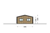 Dom drewniany letniskowy NICOLE (44 mm + elewacja, z izolacją), 68 m² specification 5