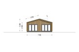 Dom drewniany letniskowy ROBERTA (44 mm + elewacja), 96 m² specification 2