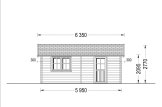 Garaż drewniany CLASSIC (44 mm), 6x6 m, 36 m² specification 3