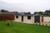 Garaż drewniany CLASSIC (44 mm), 4x7,5 m, 30 m² customer 1