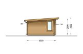 Domek ogrodowy drewniany ESSEX (34 mm), 5x4 m, 18 m² specification 3