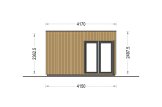 Domek ogrodowy drewniany PREMIUM (34 mm + elewacja, z izolacją), 6x4 m, 24 m² specification 3