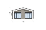 Dom drewniany całoroczny - mieszkalny ROBERTA PV (z izolacją, WT2021), 95 m² specification 3