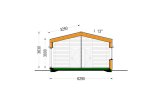 Dom drewniany całoroczny - mieszkalny NICOLE RV (z izolacją, WT2021), 68 m² specification 6