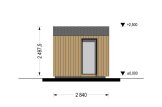 Domek ogrodowy drewniany PIA (34 mm + elewacja), 3x2 m, 6 m² specification 5