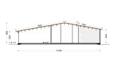 Dom drewniany letniskowy RIVIERA S (44+44 mm), 130 m² specification 6