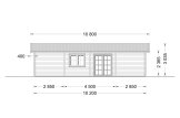 Dom drewniany letniskowy UZES (66 mm), 70 m² specification 4
