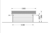 Domek ogrodowy drewniany WISSOUS (34 mm), 5x5 m, 25 m² specification 5