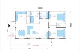 Dom drewniany letniskowy LIMOGES (66 mm), 103 m² specification 1