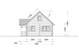 Dom drewniany całoroczny EMMA (44+44 mm, z izolacją), 70 m² specification 6