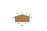 Dom drewniany całoroczny AVON (44+44 mm, z izolacją PLUS), 90 m² specification 5