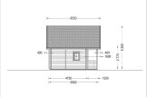 Dom drewniany letniskowy LIVINGTON (44+44 mm, z izolacją), 50 m² specification 6