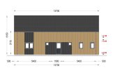 Dom drewniany letniskowy INGRID (44 mm + elewacja), 170 m² specification 6