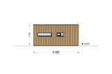 Dom drewniany letniskowy LUCIA 1 (44 mm + elewacja), 40 m² specification 5