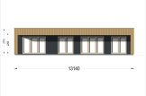 Dom drewniany letniskowy KAYA 3 (44 mm + elewacja, z izolacją), 70 m² specification 2