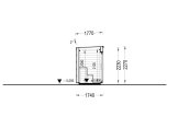 Sauna ogrodowa zewnętrzna OKO (34 mm + elewacja), 2.3x1.6 m, 2.7 m² specification 6