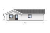 Dom drewniany całoroczny - mieszkalny PAULA PV (z izolacją, WT2021), 118 m² specification 4