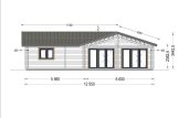 Dom drewniany letniskowy ADELE (44+44 mm), 68 m² specification 4