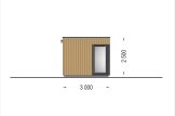 Domek ogrodowy drewniany PREMIUM (paneli SIP), 5x3 m, 15 m² - z tarasem 9 m² specification 5