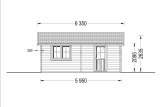 Garaż drewniany CLASSIC (44 mm), 5x6 m, 30 m² specification 3