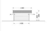 Domek ogrodowy drewniany DREUX (66 mm), 5x4 m, 20 m² specification 5