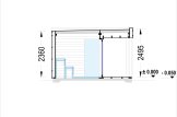 Sauna ogrodowa zewnętrzna DELLA (34 mm + elewacja), 4,6 x 2,6 m, 9,3 m², taras 6,7 m² specification 6