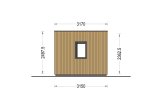 Domek ogrodowy drewniany PREMIUM (44 mm + elewacja, z izolacją PLUS), 5x3 m, 15 m² specification 5
