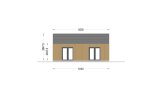 Dom drewniany letniskowy VALERI (44 mm + elewacja), 80 m² specification 3
