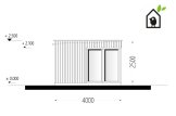 Domek ogrodowy drewniany PREMIUM (paneli SIP), 6x4 m, 24 m² specification 3