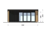 Domek ogrodowy drewniany EVELIN PLUS (34 mm + elewacja), 6x3 m, 15 m² specification 2